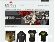 Tablet Screenshot of enrageprod.com